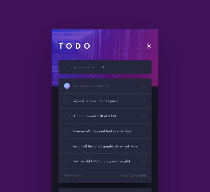 cover for TODO